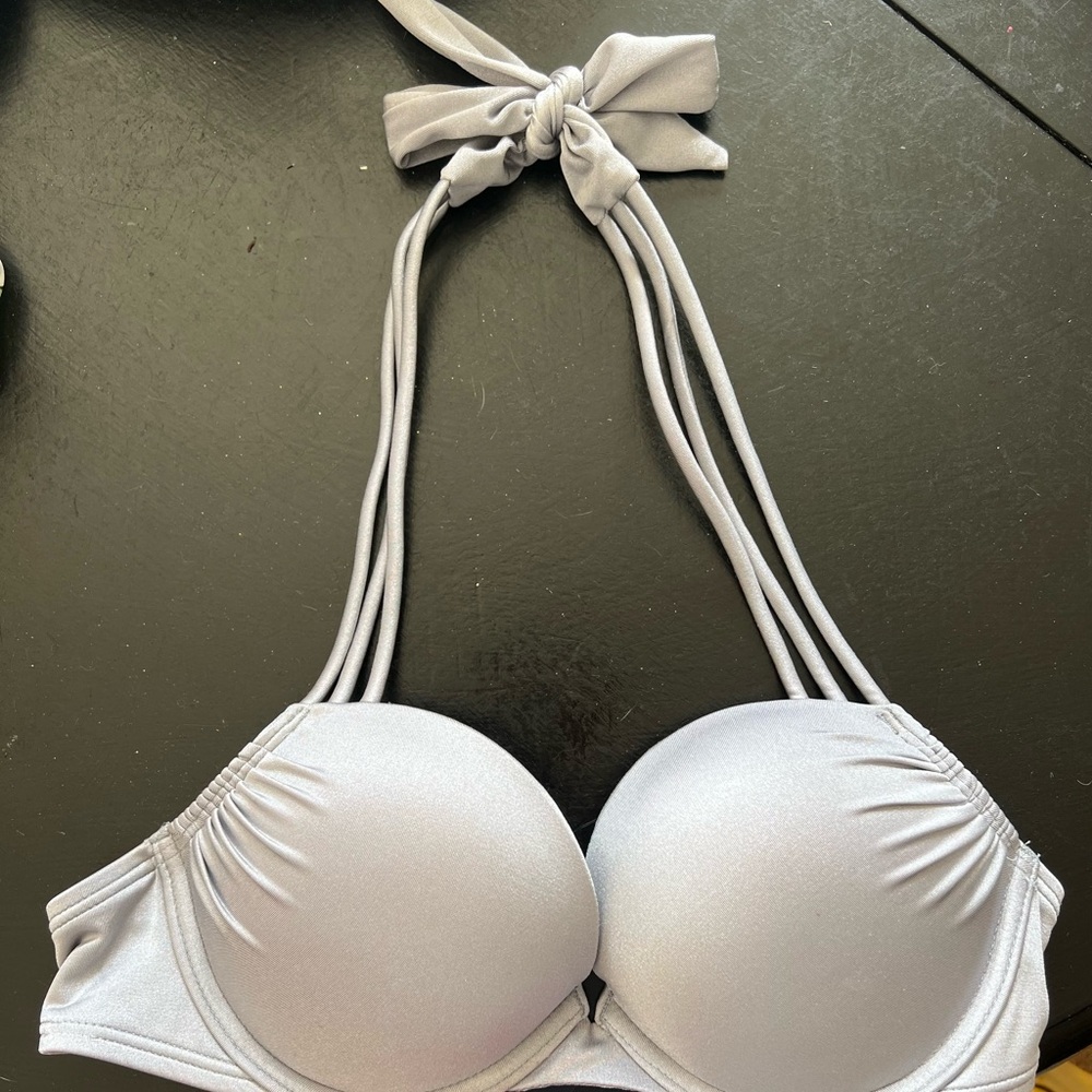 Elegant White Halter Bra